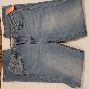Vintage Women's Y2K Baby Phat Silver Label Boot Cut Washed Jeans Plus Size 16